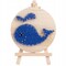 String Art DIY Kit with Stand - Whale. Wizardi Craft Kit F07-M12-1-DHAA28277